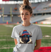 Buffalo In a Beanie Unisex T-shirt