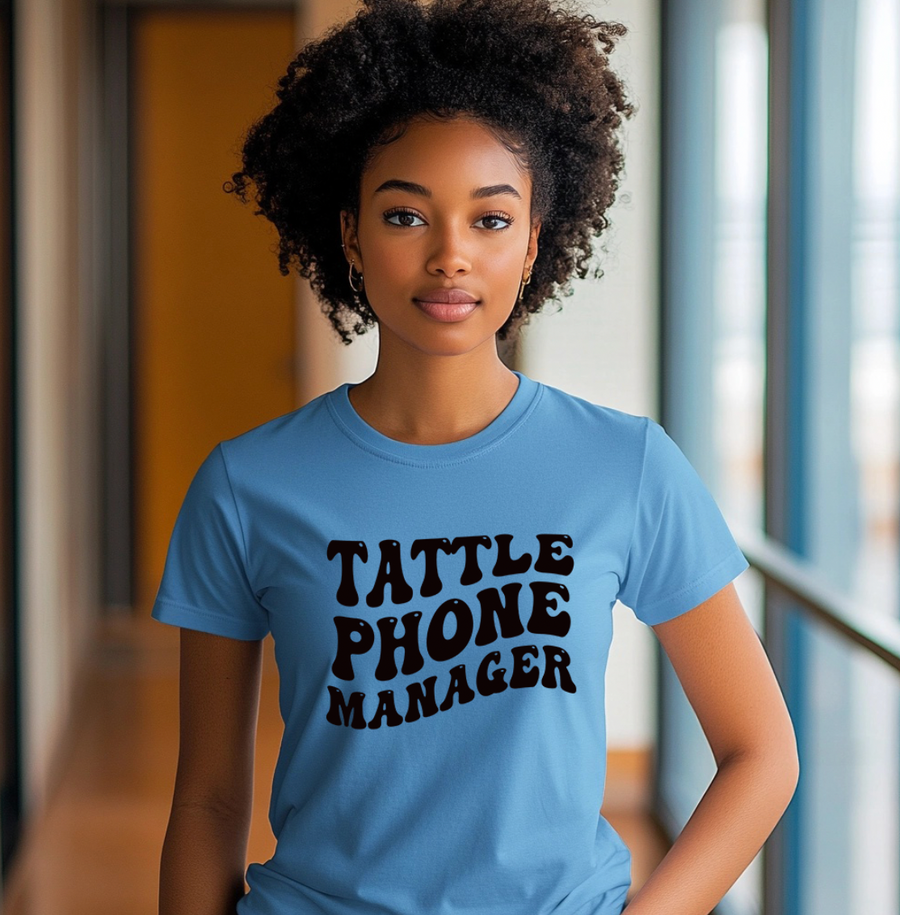 Tattle Phone Manager Unisex T-shirt