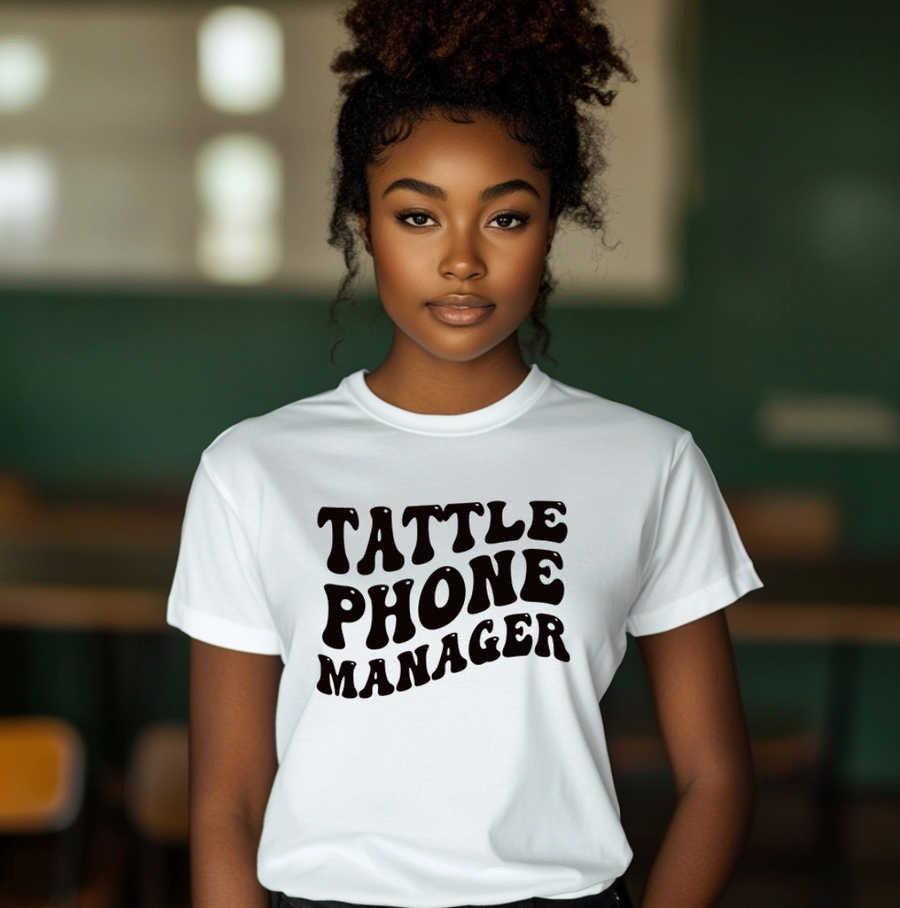 Tattle Phone Manager Unisex T-shirt