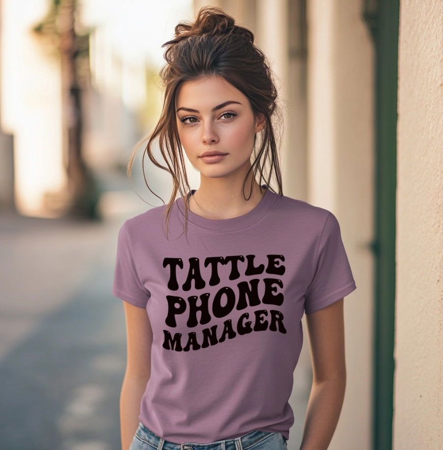 Tattle Phone Manager Unisex T-shirt