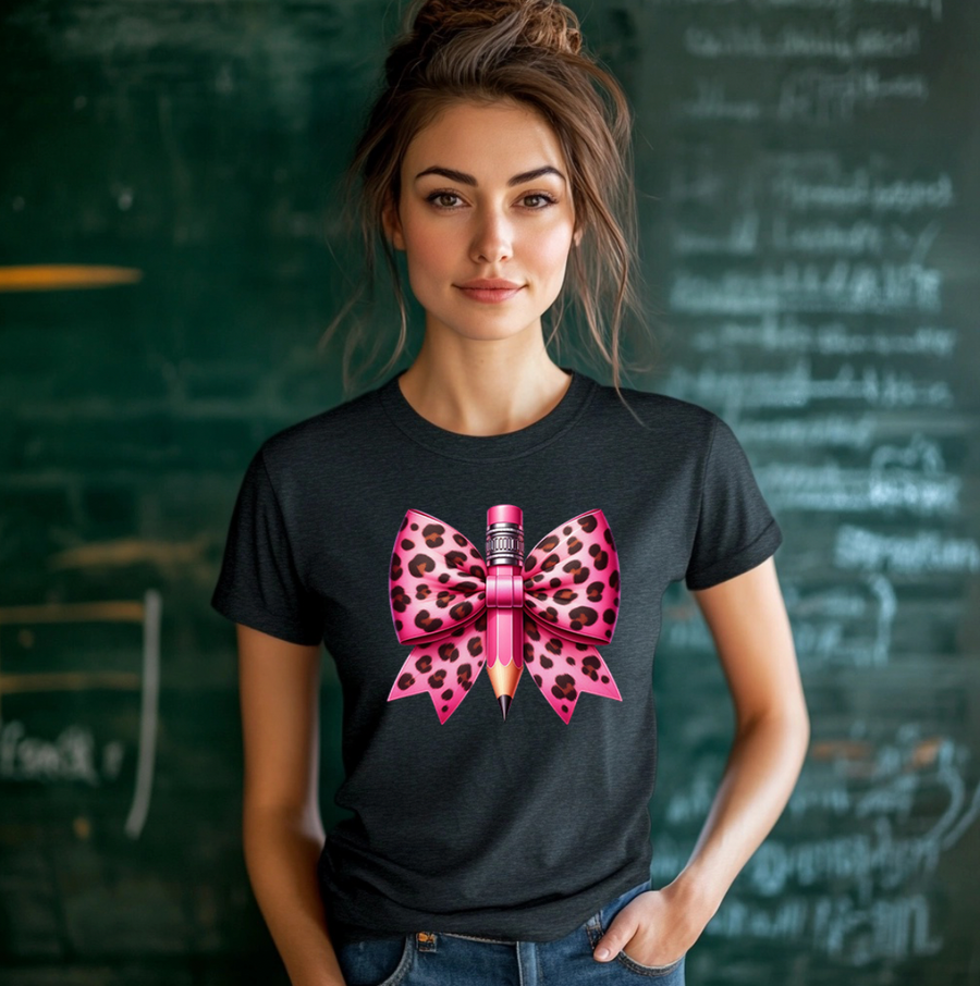 Coquette Teacher Pencil Unisex T-shirt