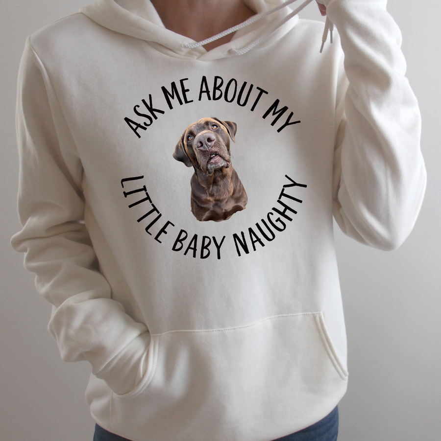 Little Baby Naughty Fleece Hoodie