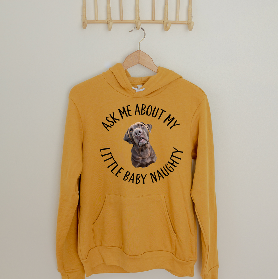 Little Baby Naughty Fleece Hoodie