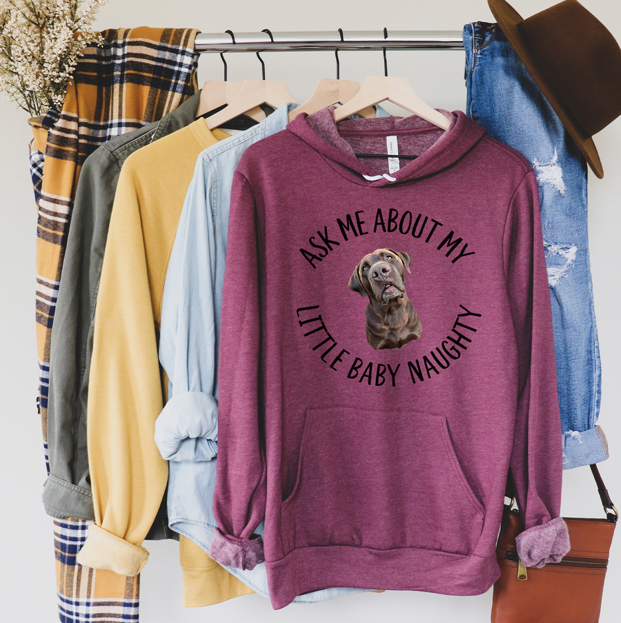 Little Baby Naughty Fleece Hoodie