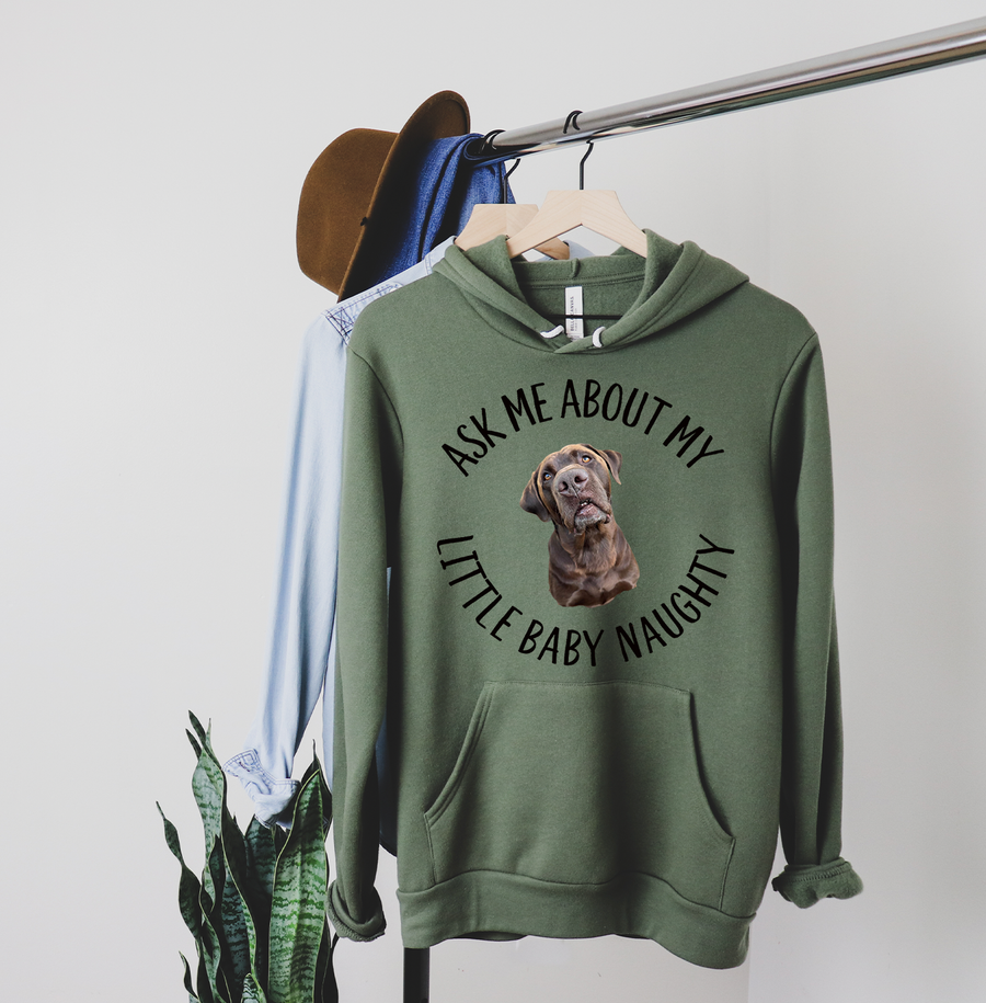 Little Baby Naughty Fleece Hoodie