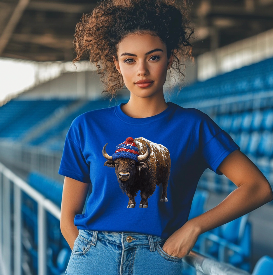 Buffalo In The Snow Unisex T-shirt