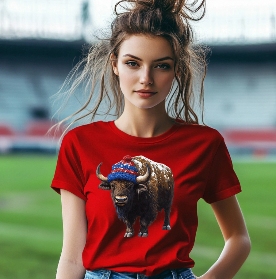 Buffalo In The Snow Unisex T-shirt