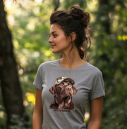 Moose in a Hat Unisex T-shirt