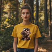 Moose in a Hat Unisex T-shirt