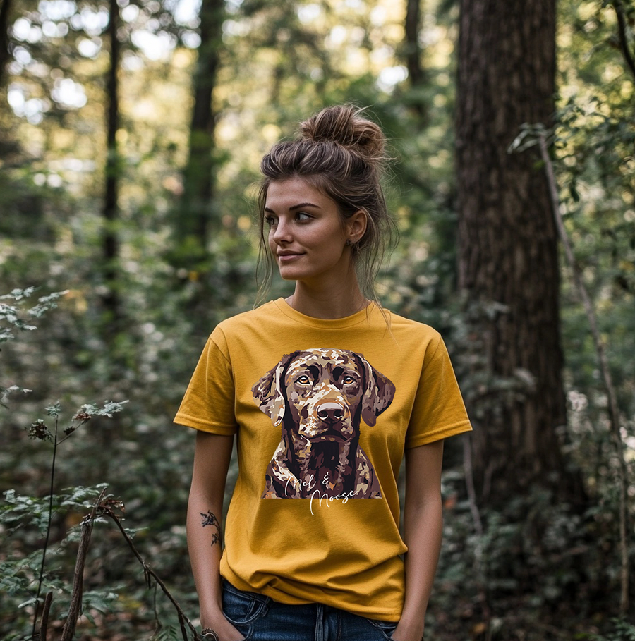 Camo Dog Unisex T-shirt