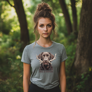 Moose and Antlers Unisex T-shirt