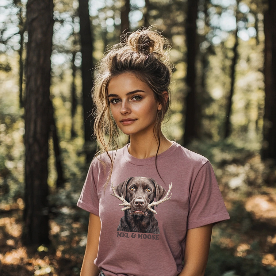 Moose and Antlers Unisex T-shirt