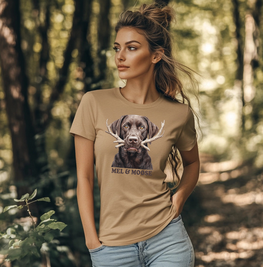 Moose and Antlers Unisex T-shirt