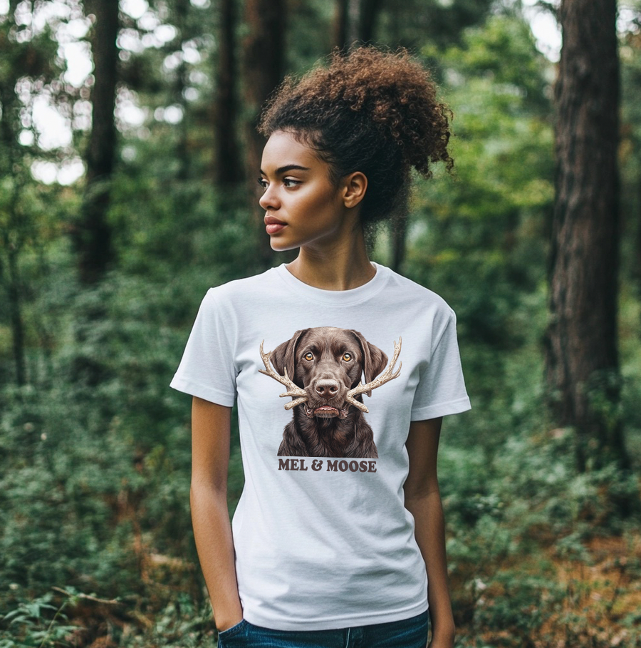 Moose and Antlers Unisex T-shirt