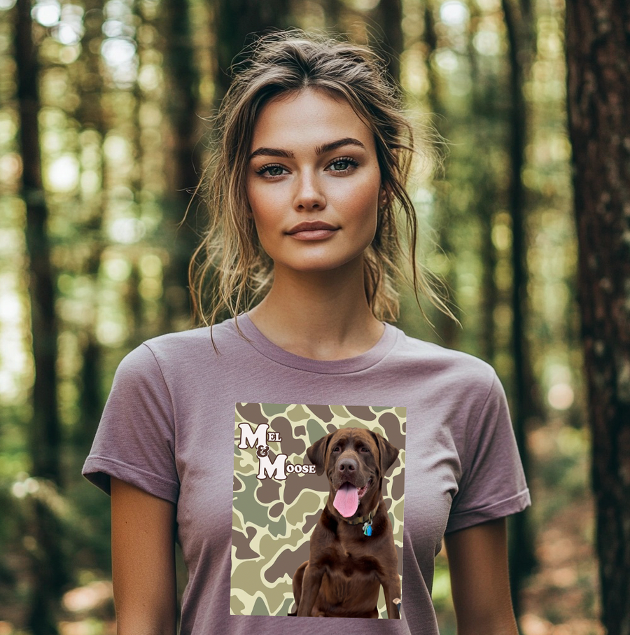 Retro Mel and Moose Unisex T-shirt