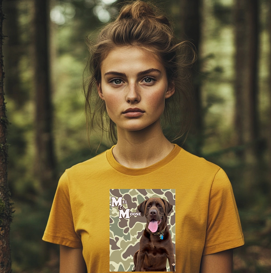 Retro Mel and Moose Unisex T-shirt