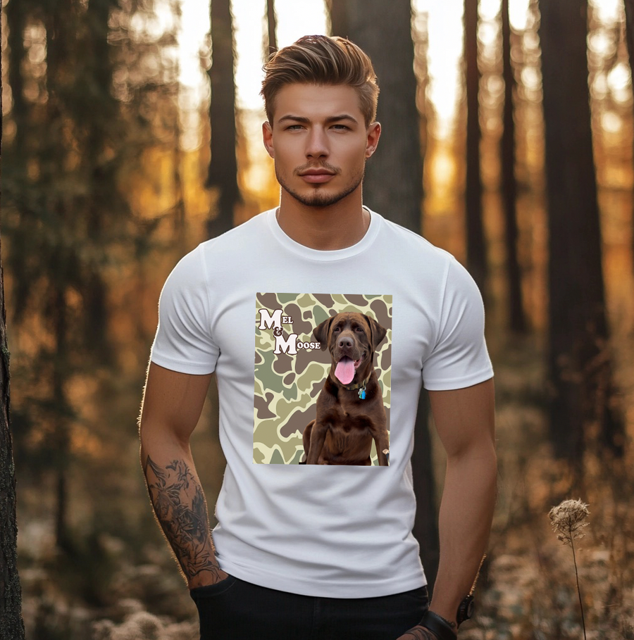 Retro Mel and Moose Unisex T-shirt