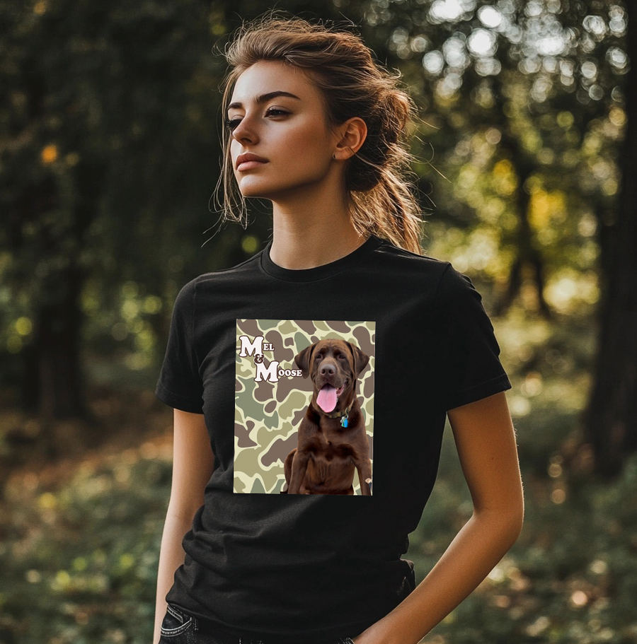 Retro Mel and Moose Unisex T-shirt