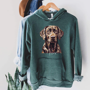Camo Dog Fleece Hoodie