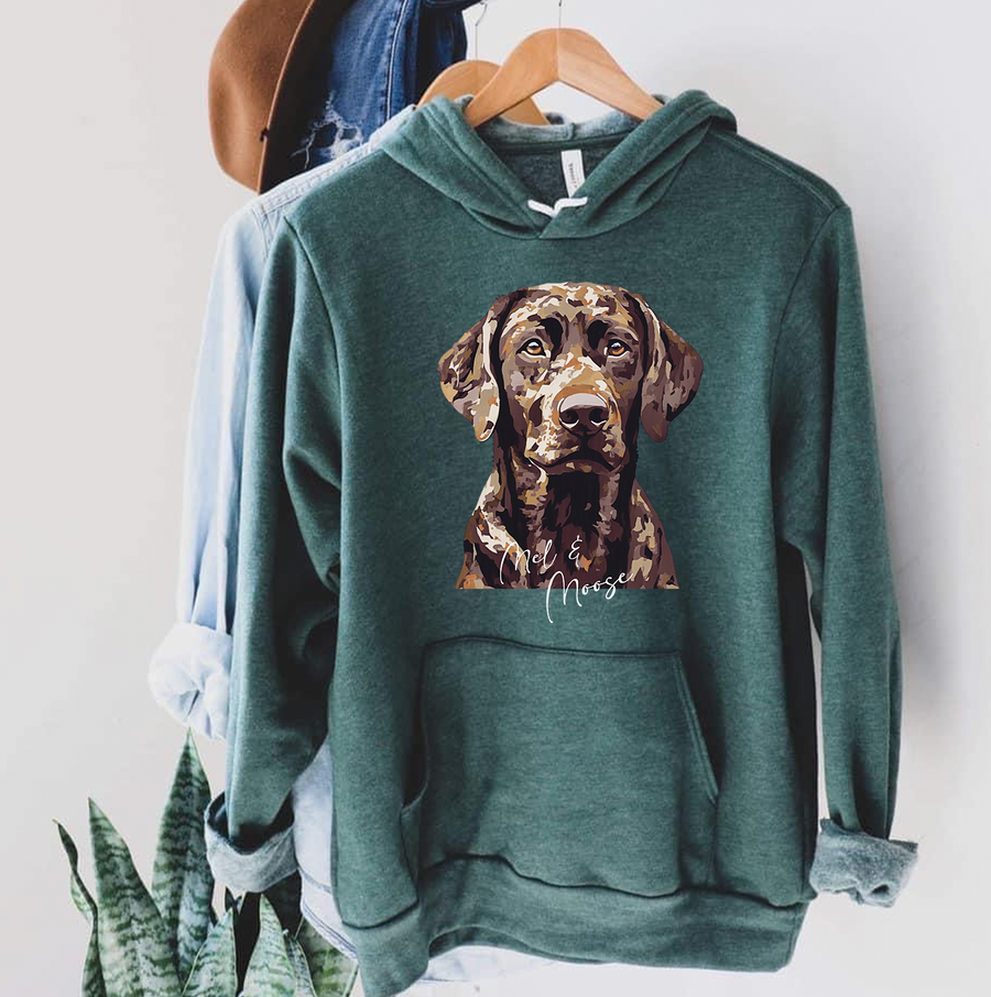 Camo Dog Fleece Hoodie