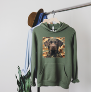 Moose in Camo Fleece Hoodie