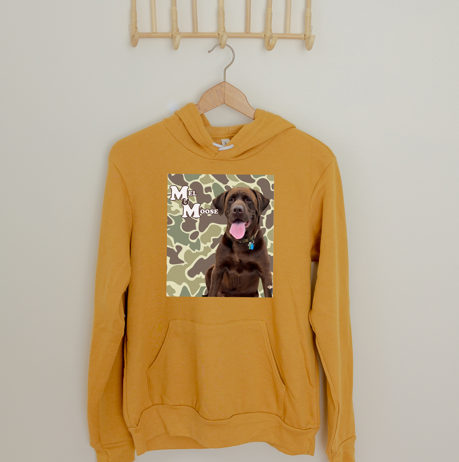 Retro Mel and Moose Fleece Hoodie