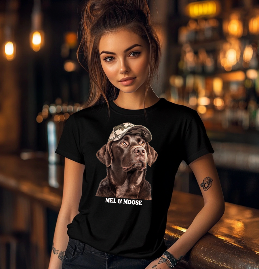Moose in a Hat Unisex T-shirt