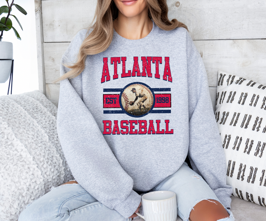 Vintage City Baseball Sweatshirt