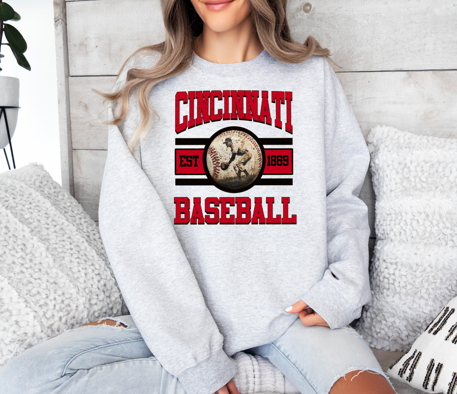 Vintage City Baseball Sweatshirt