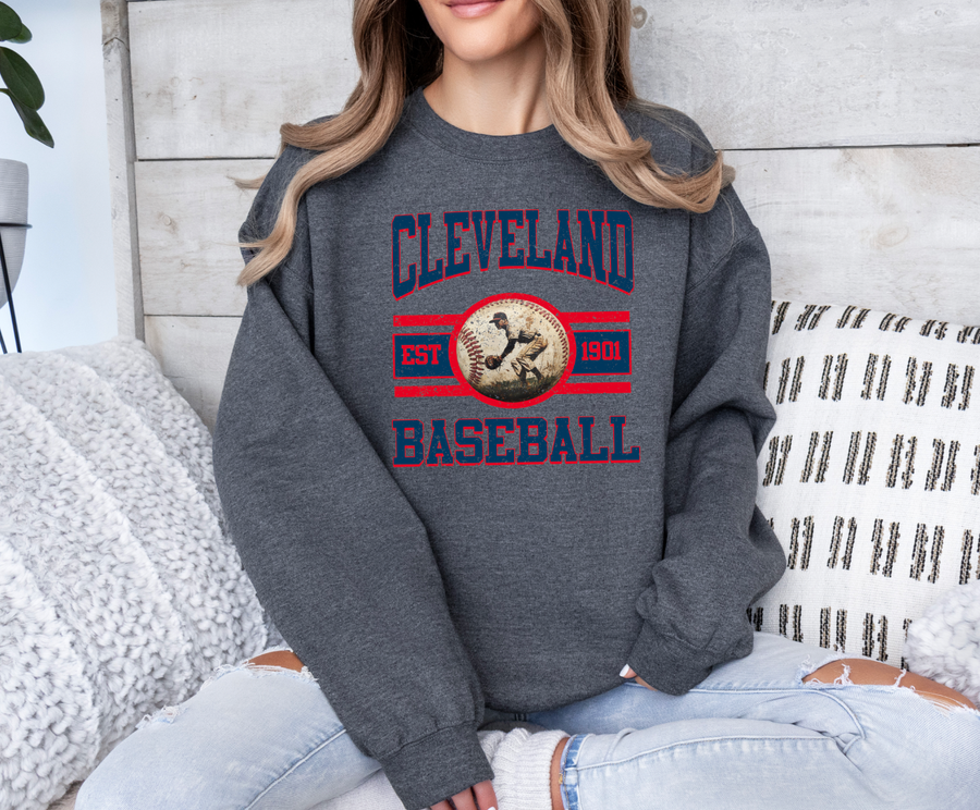 Vintage City Baseball Sweatshirt