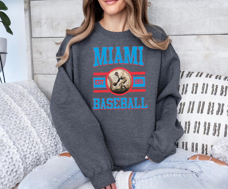 Vintage City Baseball Sweatshirt