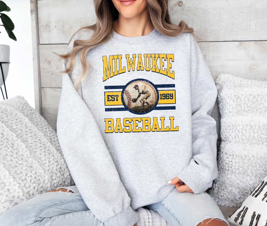 Vintage City Baseball Sweatshirt