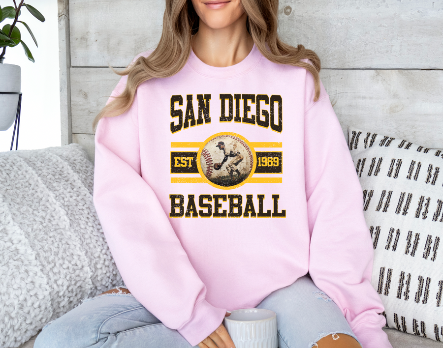 Vintage City Baseball Sweatshirt