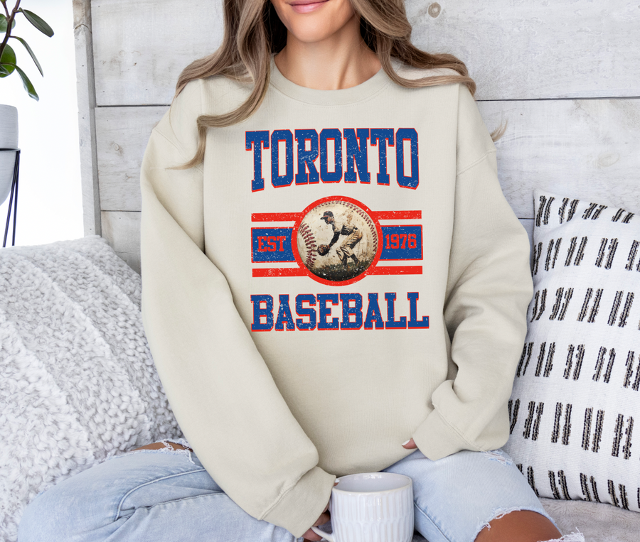 Vintage City Baseball Sweatshirt