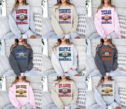 Vintage City Baseball Sweatshirt