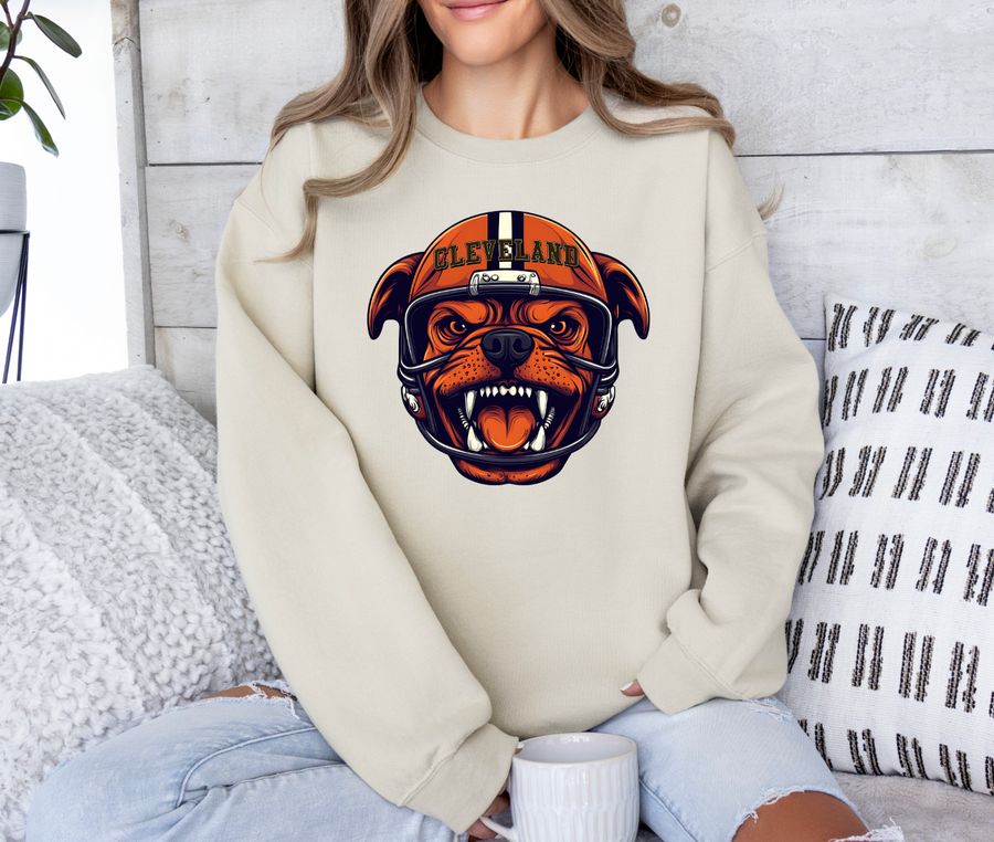 Vintage City Cartoon Football Sweatshirt