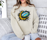 Vintage City Cartoon Football Sweatshirt