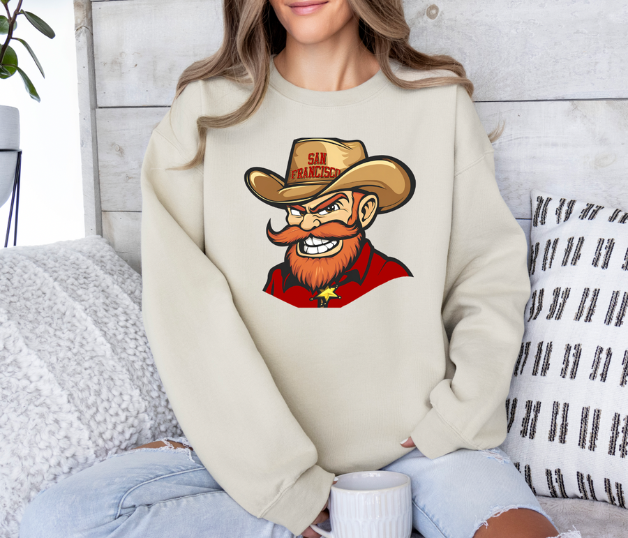 Vintage City Cartoon Football Sweatshirt