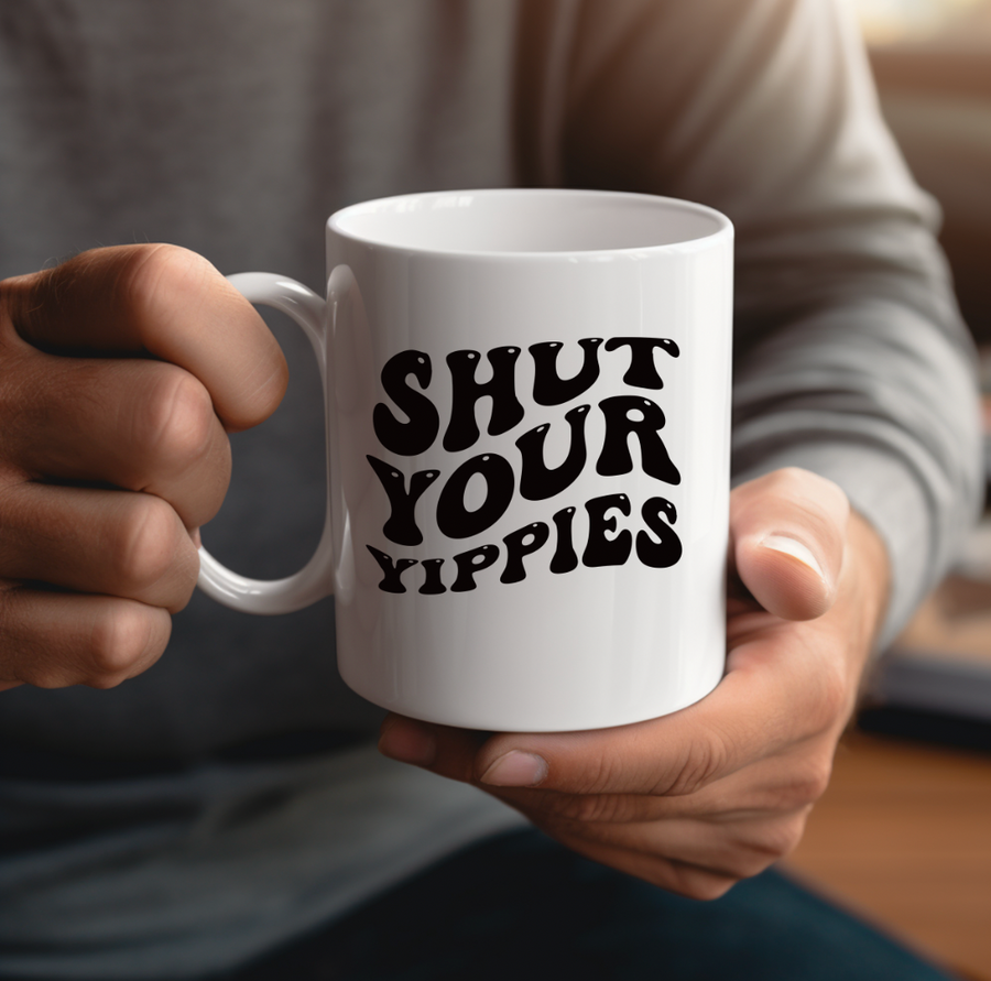 Shut Your Yippies Retro 15oz Mug