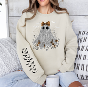 Cute Lace Ghost Sweatshirt (Front and Sleeve)