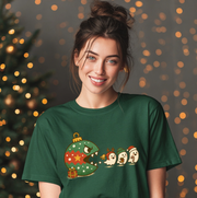 Vintage Christmas Ghosts Unisex T-shirt