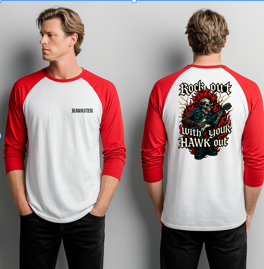 Hawkster Unisex Raglan