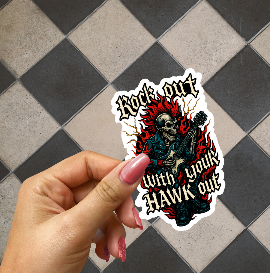 Rock Out Sticker
