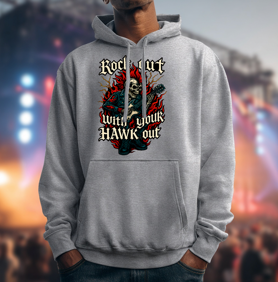 Rock Out With Your Hawk Out Unisex Hoodie