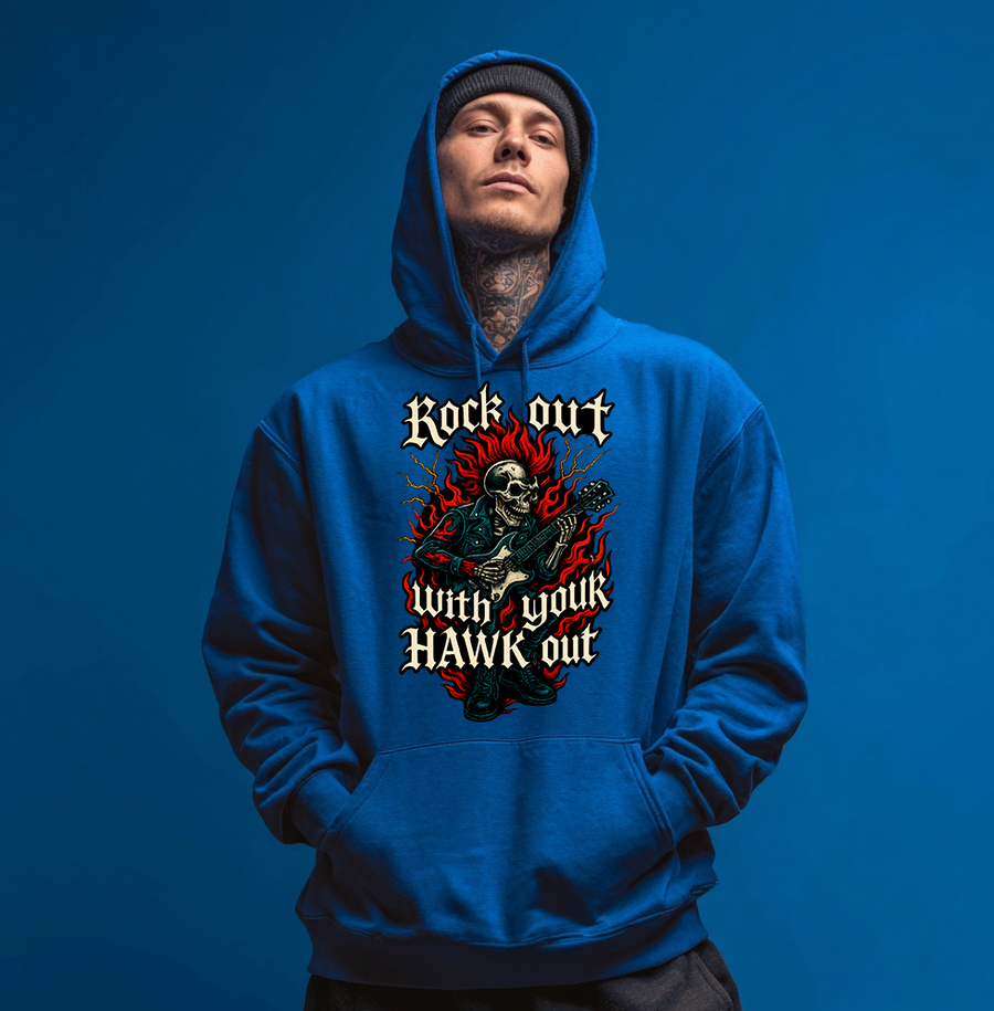 Rock Out With Your Hawk Out Unisex Hoodie
