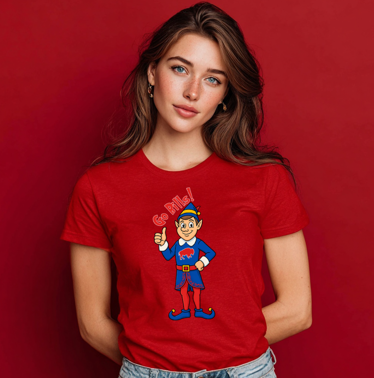 Go Bills Elf Unisex T-shirt