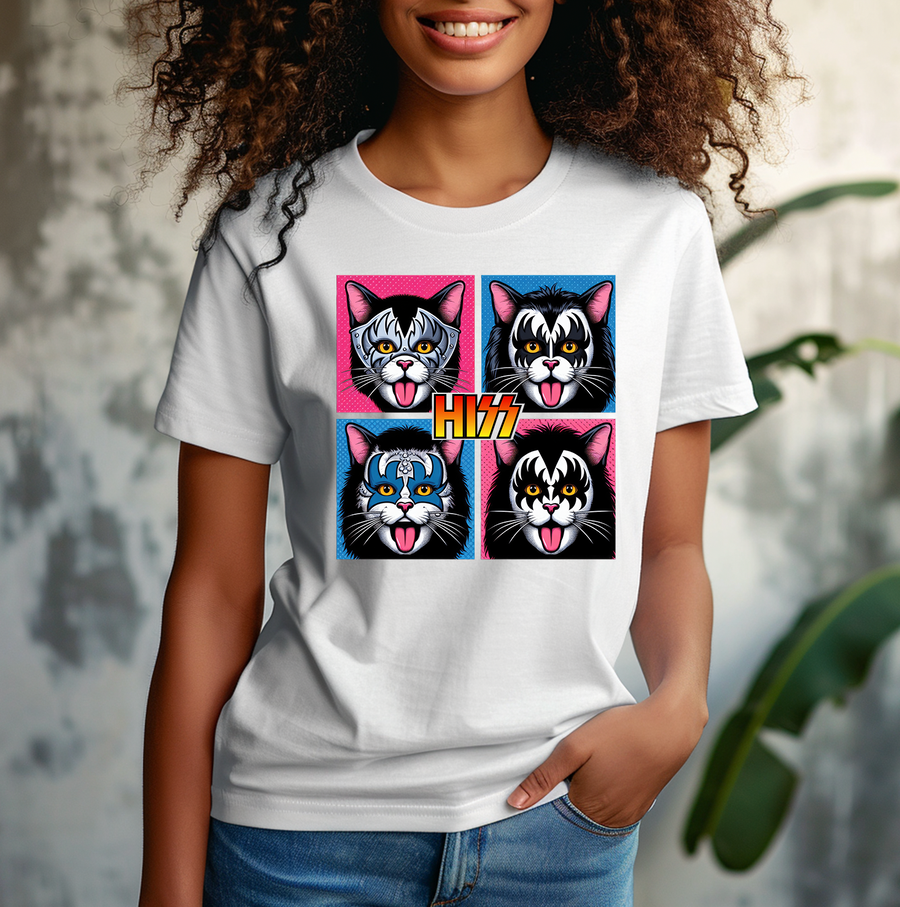 Funny Cat Hiss Unisex T-shirt