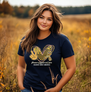 Peace Love Cure Childhood Cancer T-shirt