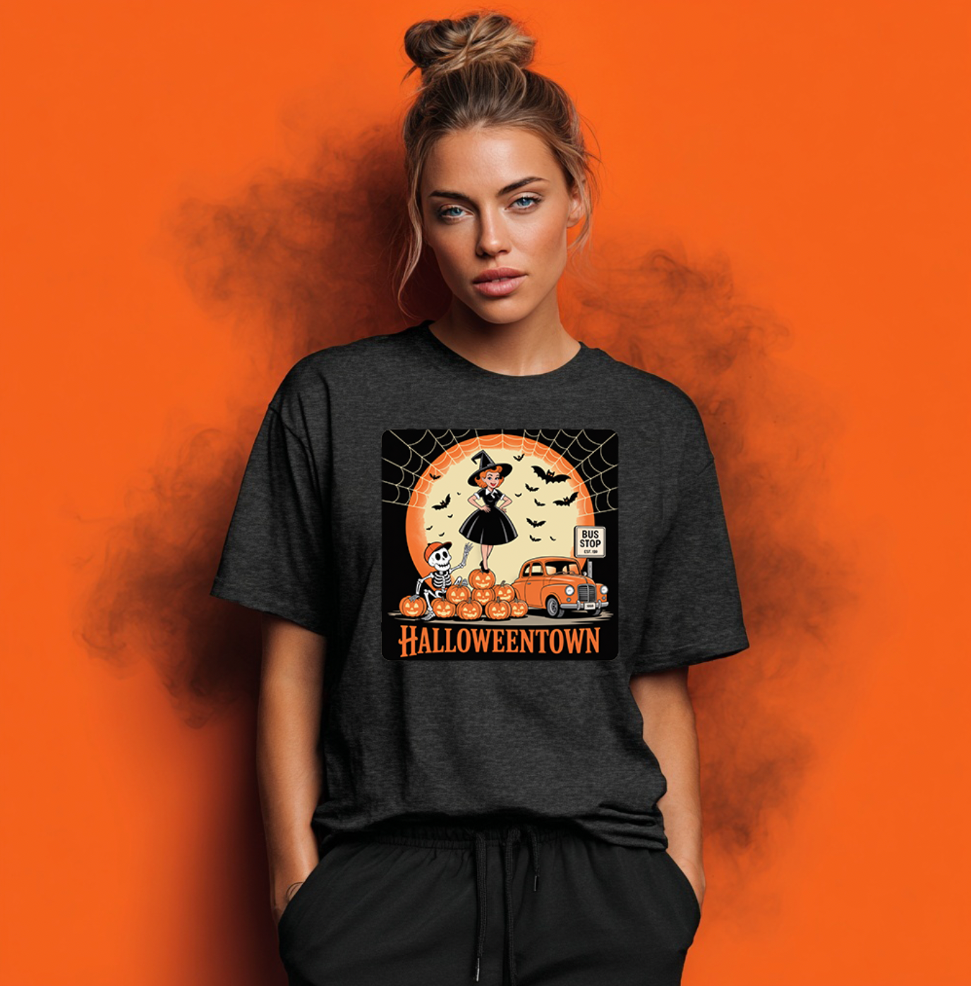 Retro Halloweentown Unisex T-shirt