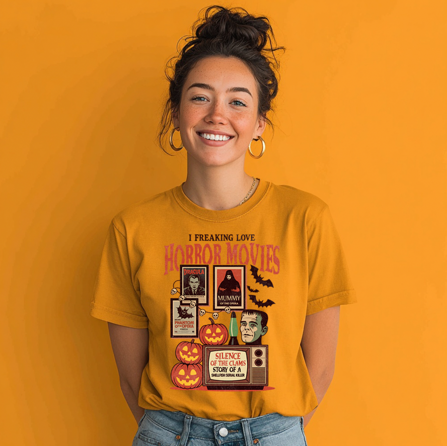 Vintage Horror Movies Unisex T-shirt